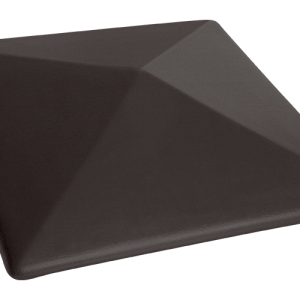 Клинкерный колпак для забора Вулканический черный (18) Volcanic black